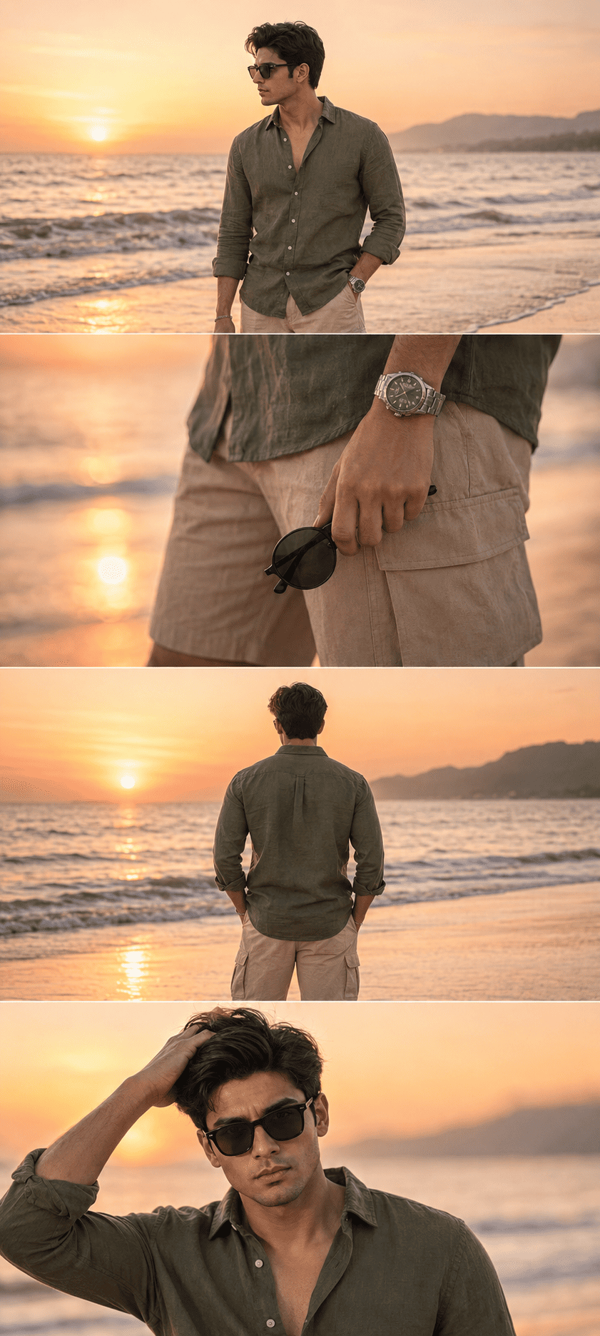 Cinematic Beach Collage AI Prompt 1 example - Tech Upkar Cinematic Beach Collage AI Prompt 1 example generated using ChatGPT by Tech Upkar