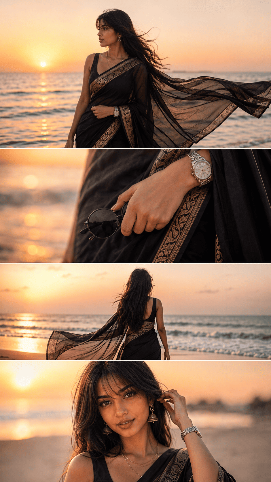 Cinematic Beach Collage AI Prompt 2 example - Tech Upkar Cinematic Beach Collage AI Prompt 2 example generated using ChatGPT by Tech Upkar